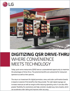 White Paper Digitizing the QSR Drive-Thru, Where Convenience Meets Technology