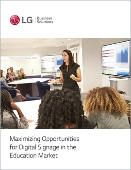 E-Book Maximizing Opportunities for Digital Signage in the Education Market