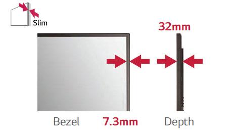 SLIM DESIGN | NARROW BEZEL