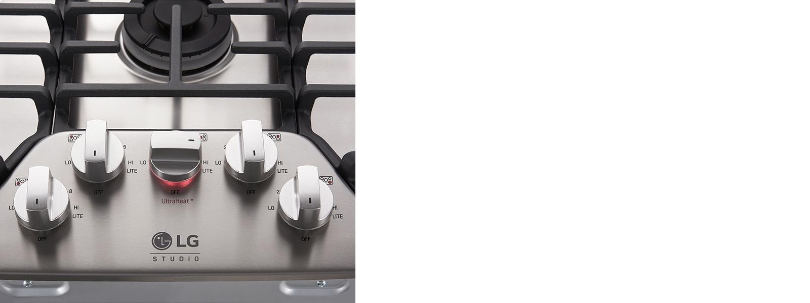 LG LSCG367ST LG STUDIO 36 Inch Gas Cooktop LG USA