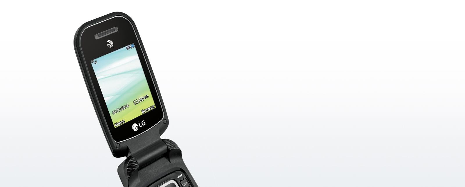 LG B470 Basic Flip Phone Prepaid Go Phone AT&T LG USA