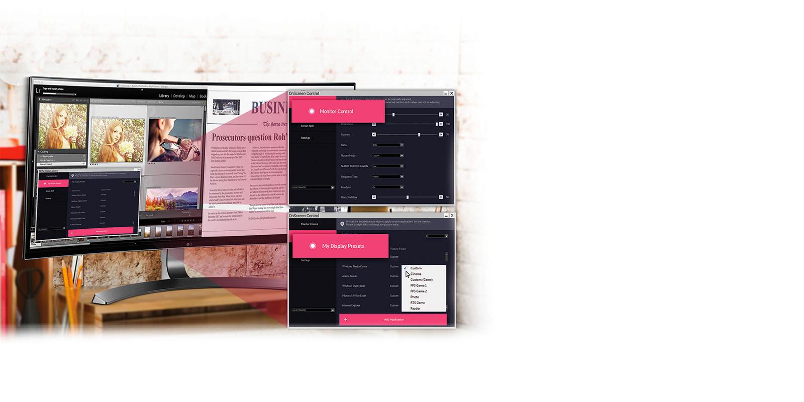 Screen Split 2.0 & OnScreen Display Control
