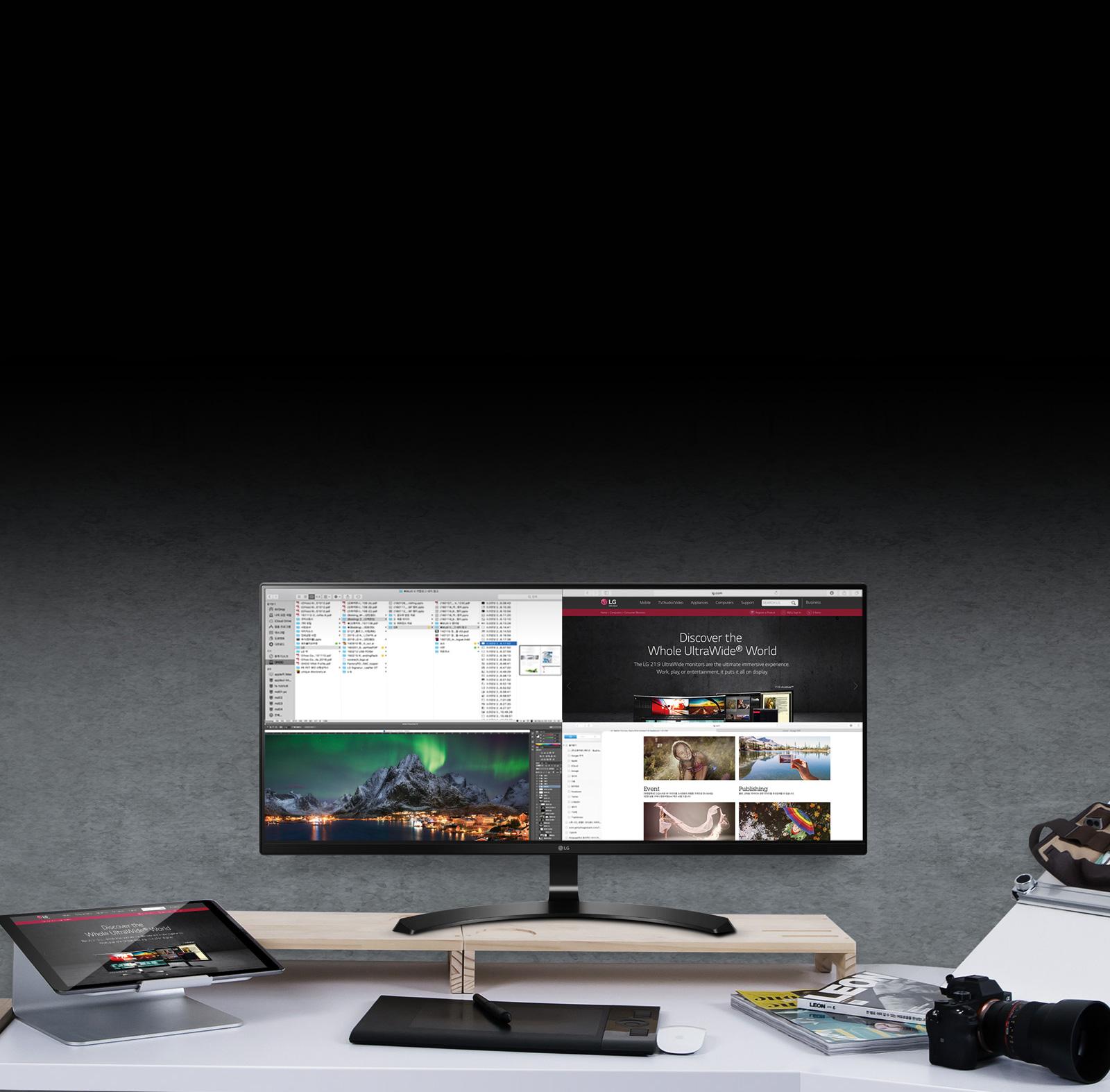 LG 34UM61P 34 Class 219 UltraWide® Full HD IPS LED