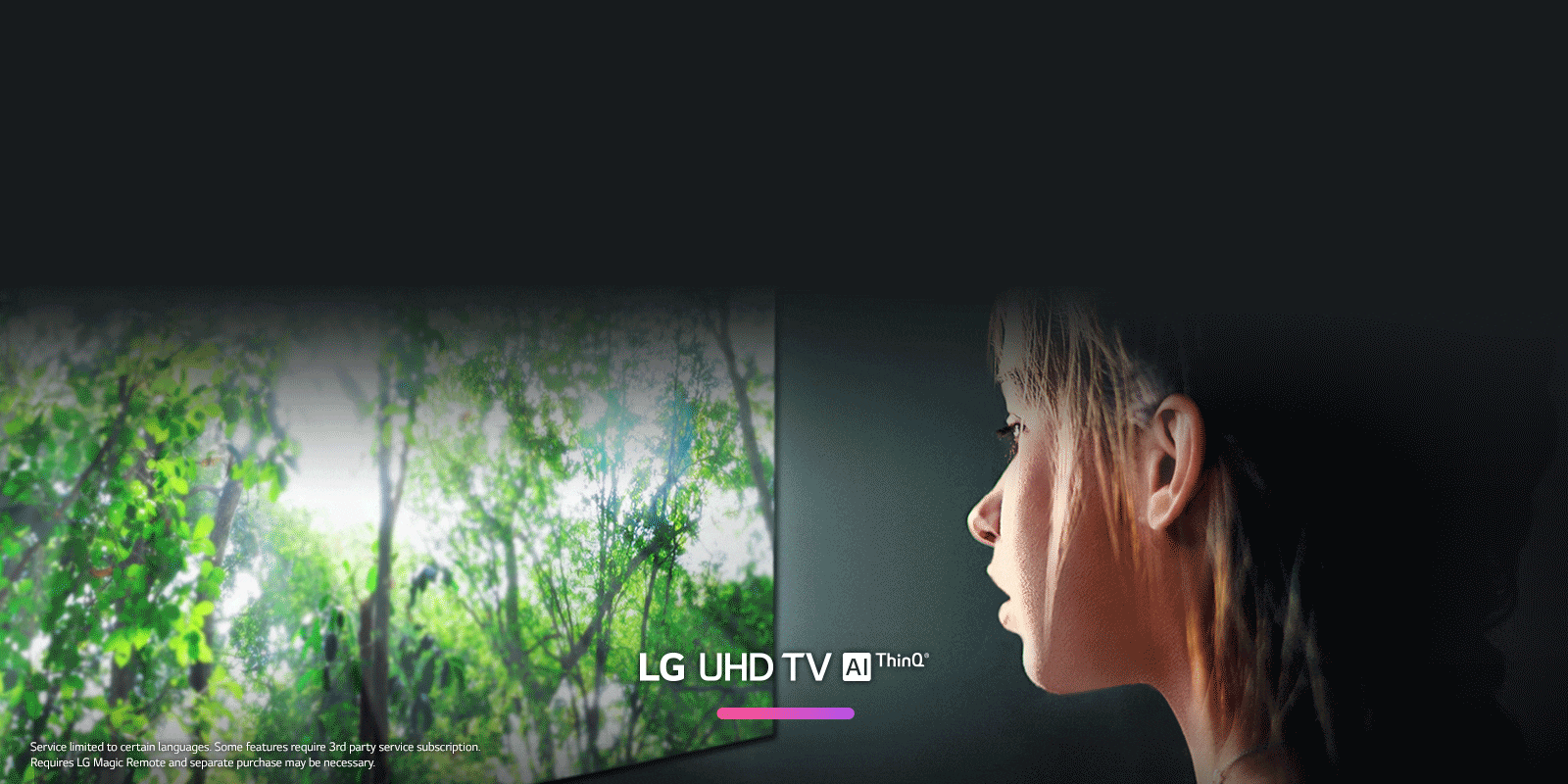 Introducing LG UHD TVs with AI ThinQ®
