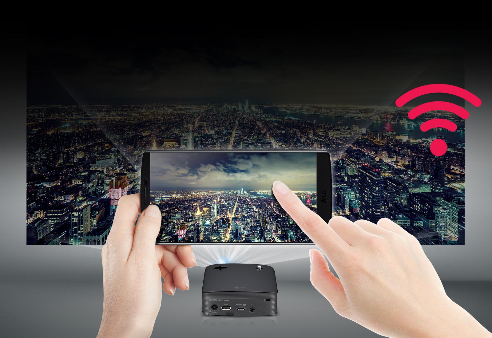 LG PH150B Portable HD LED Projector LG USA