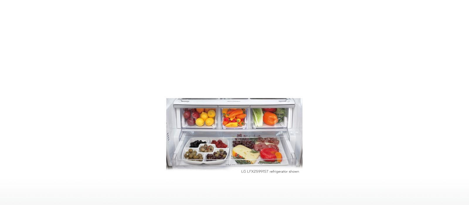 LG LTCS24223S Large 33 Inch Wide Top Freezer Refrigerator LG USA