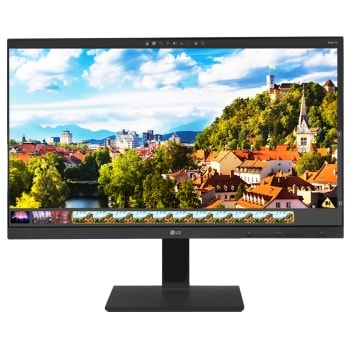 24'' IPS FHD Monitor with Flicker Safe, Built-in Power, Adjustable Pivot Stand, Wall Mountable & Mini PC Connection Available1