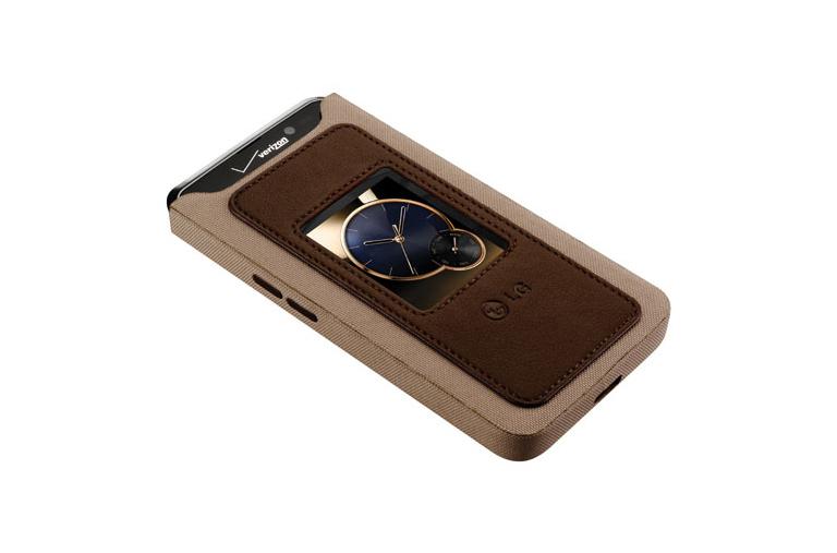 LG Deco Sleeve Ligh Brown Case for a Cell Phone LG USA