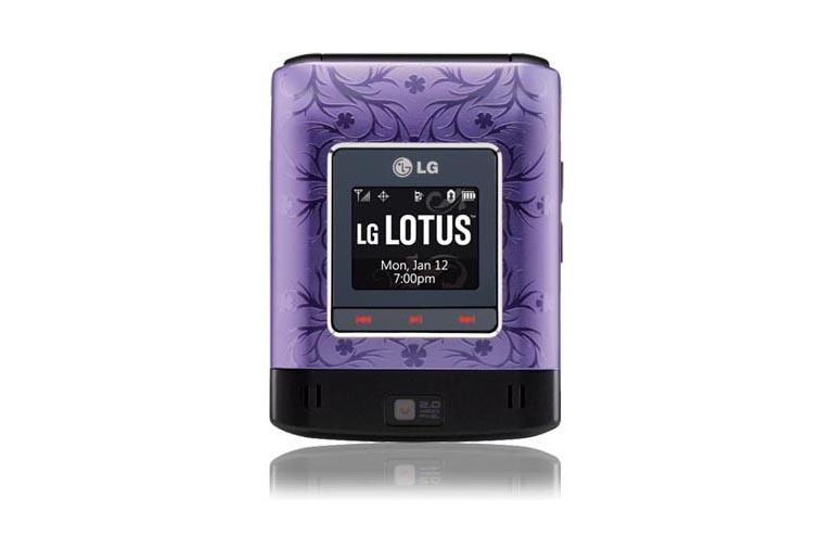 LG Lotus LX600 Purple QWERTY Keyboard Cell Phone LG USA