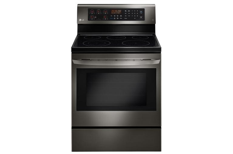 LG LRE3083BD Black Stainless Steel Electric Oven Range LG USA