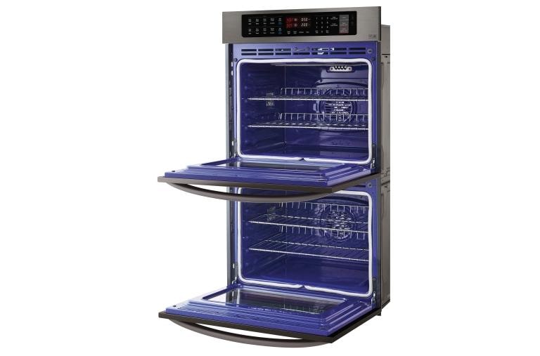 LG LWD3063BD Black Stainless Steel Double Wall Oven LG USA