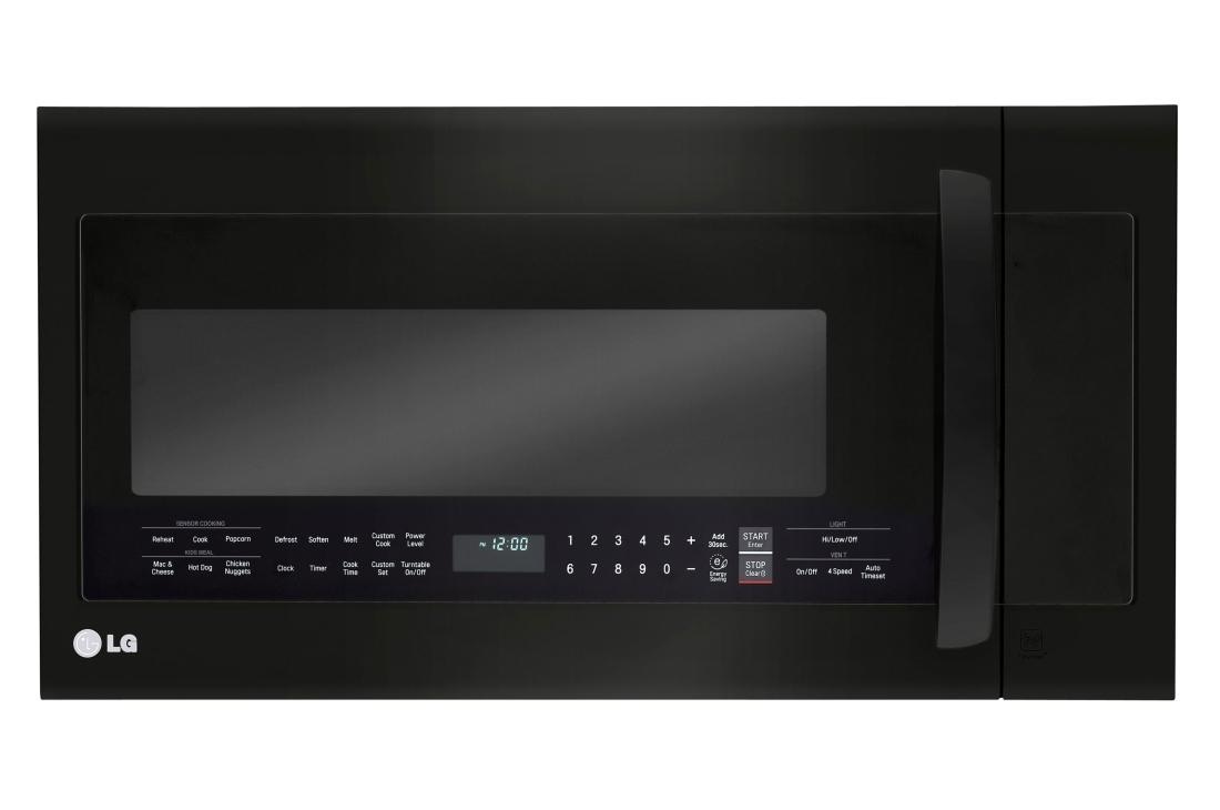 Lg Lmvm2033bm Matte Black Stainless Steel 2 0 Cu Ft Capacity Lmvm2033bm