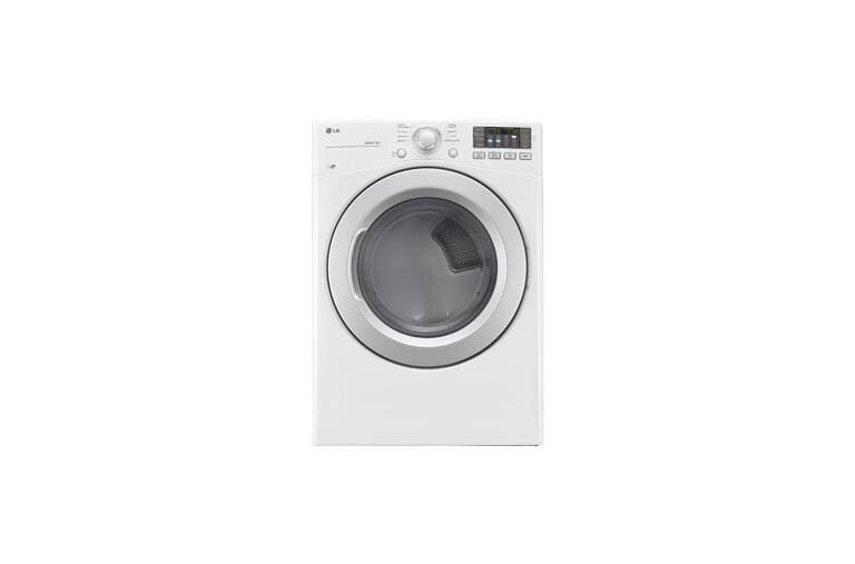 LG DLE3170W Large Capacity Smart ThinQ Dryer LG USA