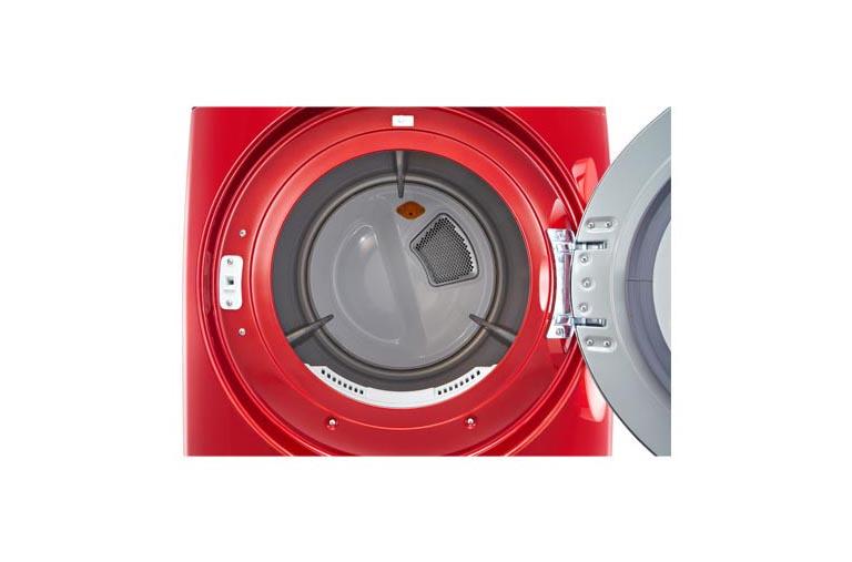 LG DLEX3370R Large Capacity Steam Dryer with NFC Tag On LG USA