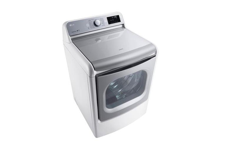 LG DLGX7701WE Mega Capacity TurboSteam Gas Dryer with EasyLoad LG USA