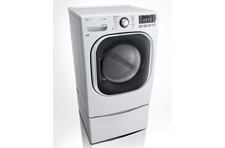 LG DLEX4270W Ultra Large Capacity Steam Dryer with NFC Tag On LG USA