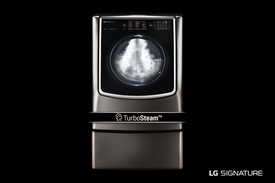 LG DLEX9500K LG SIGNATURE Smart ThinQ Steam Electric Dryer LG USA