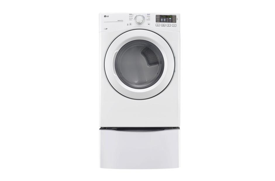 LG DLE3180W Large Capacity Dryer w/ NFC Tag On Technology LG USA