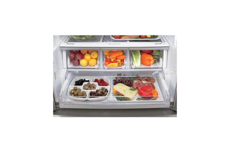 LG LFX31995ST Smart ThinQ 3 Door Refrigerator w/ LCD Screen LG USA