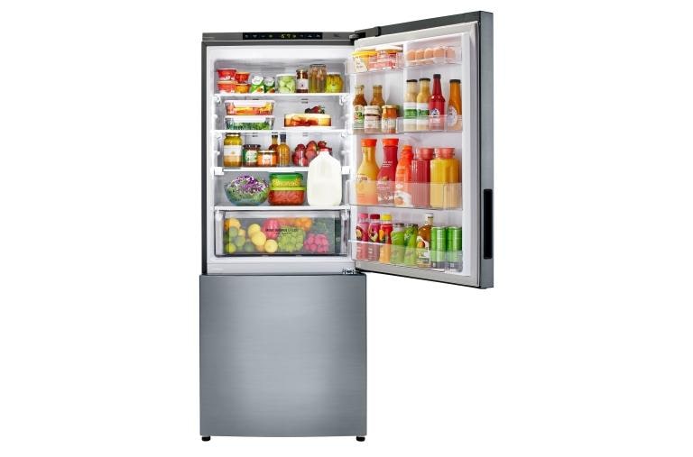 LG LBNC15221V Large 28 Inch Wide Bottom Freezer Refrigerator LG USA