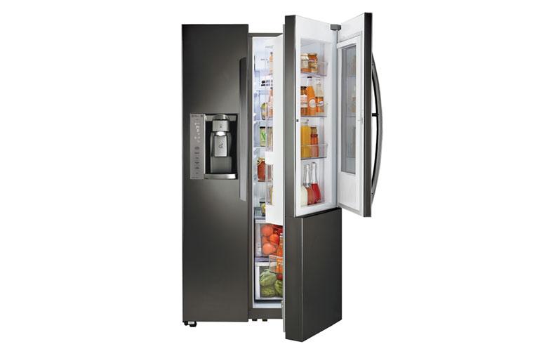LG LSXC22396D Black Stainless Steel InstaView DoorinDoor Counter