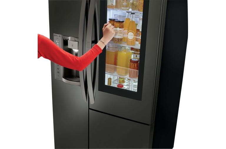 LG LSXC22396D Black Stainless Steel InstaView DoorinDoor Counter