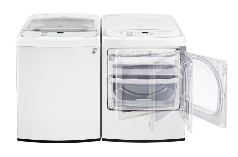 LG WT1901CW Large Front Control Top Load Washer with TurboWash LG USA