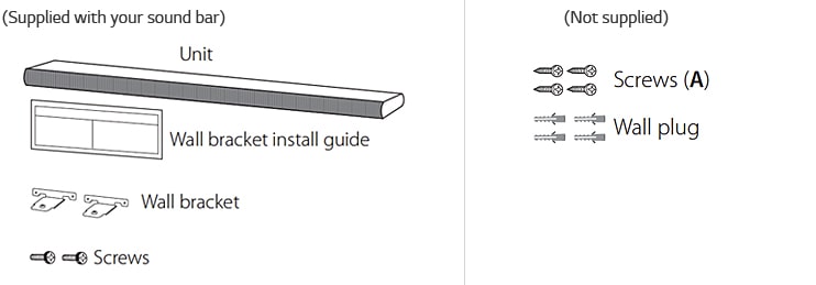 Set Up Your LG Sound Bar LG USA Material required - Set Up Your LG Sound Bar LG USA