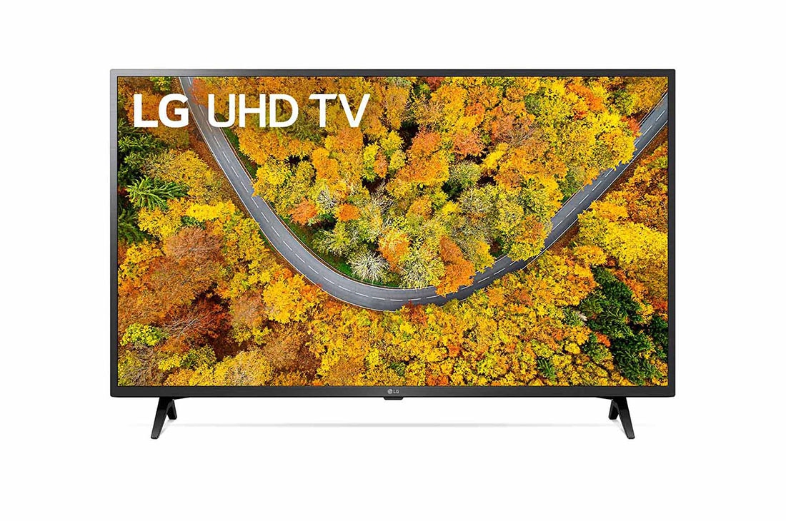 LG Tivi LG UHD UP7550 43 inch 4K Smart TV | 43UP7550, Hình ảnh mặt trước của LG UHD TV, 43UP7550PTC