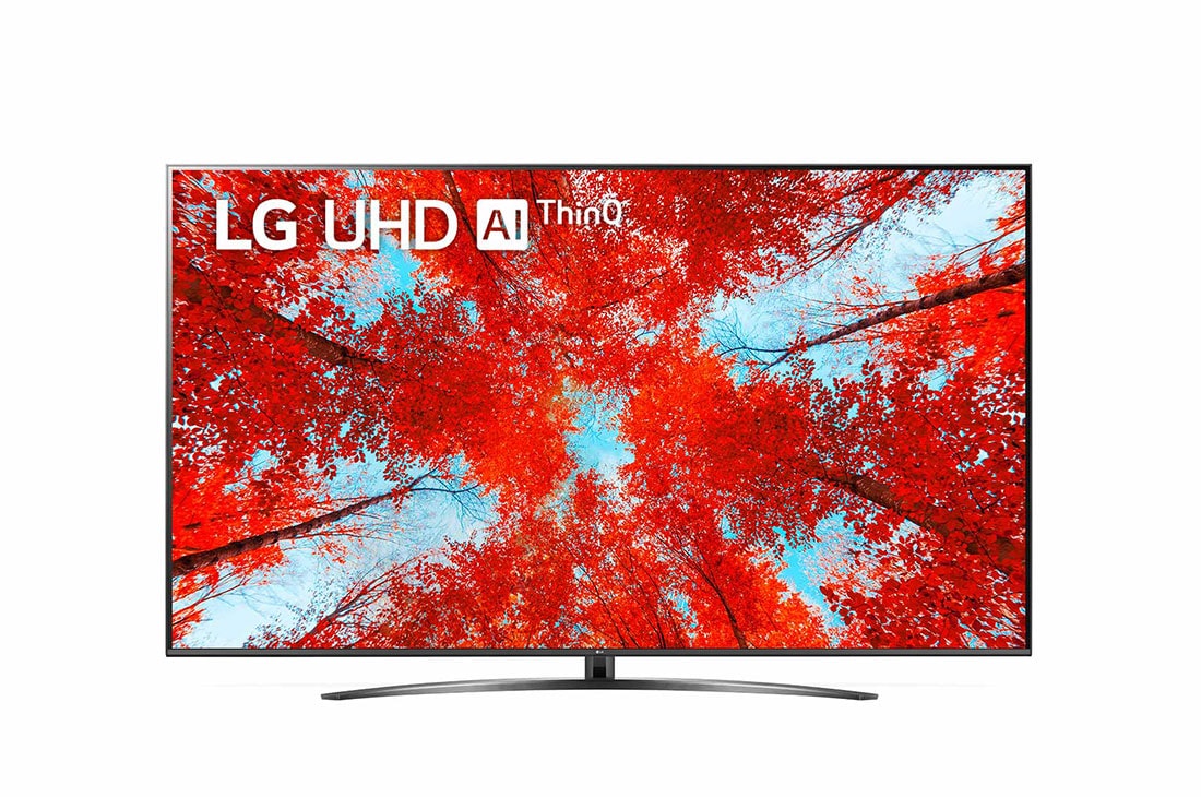 LG Tivi LG UHD UQ9100 75 inch 4K Smart TV Màn hình lớn | 75UQ9100, Hình ảnh mặt trước của TV LG UHD với hình ảnh bên trong và logo sản phẩm trên, 75UQ9100PSD