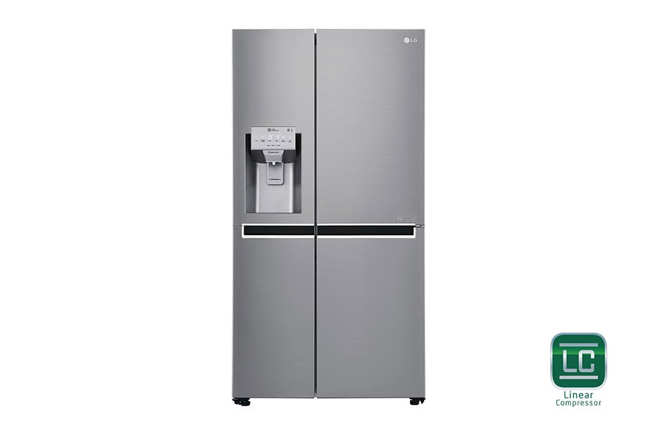 LG Inverter Linear™ Tủ lạnh Side by side (Bạc) GR-D247JS, GR-D247JS