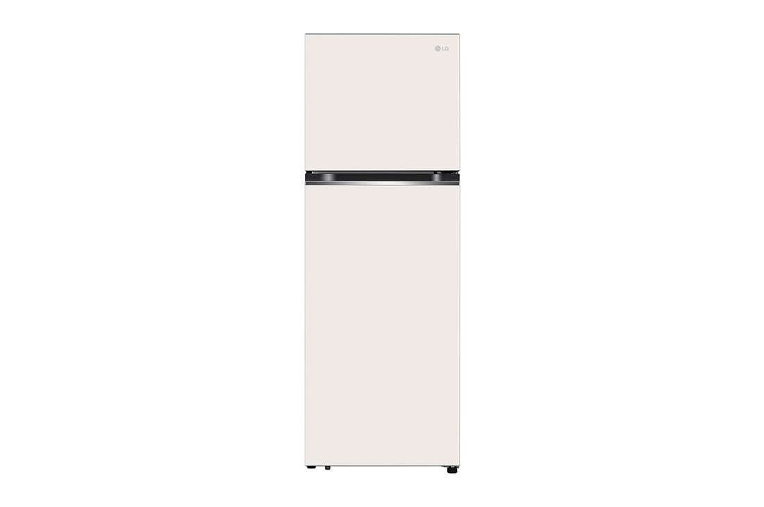 LG Tủ lạnh LG ngăn đá trên Smart Inverter™ với công nghệ DoorCooling+™ 335L màu be GN-B332BG, hình phía trước, GN-B332BG