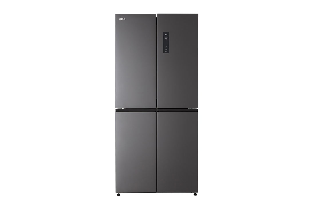 LG Tủ lạnh LG French Door Smart Inverter™ 470L màu đen GR-B50BL, Hình chụp mặt trước, GR-B50BL
