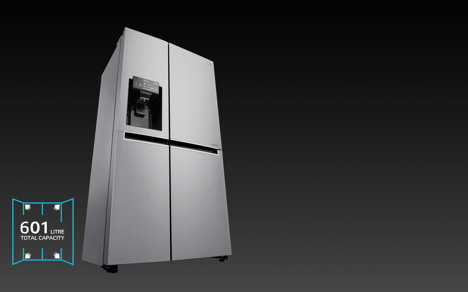 600L Side by Side Mega Capacity Refrigerator