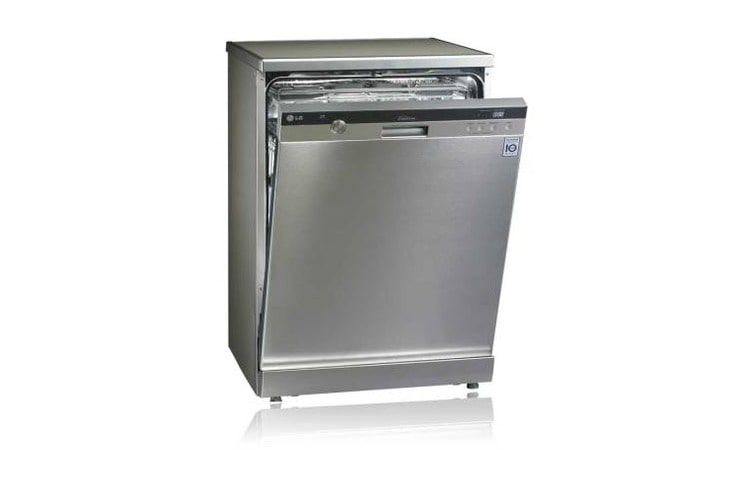 LG Silver Inverter Drive Dishwasher with SmartRack - D1453LF, D1453LF