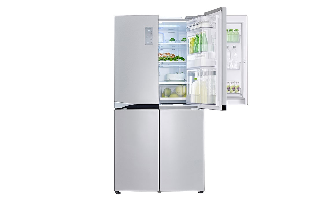 LG 608L P-Next 6 Shiny Steel Side by Side Refrigerator, Door-in-Door™, GR-M24FWCHL