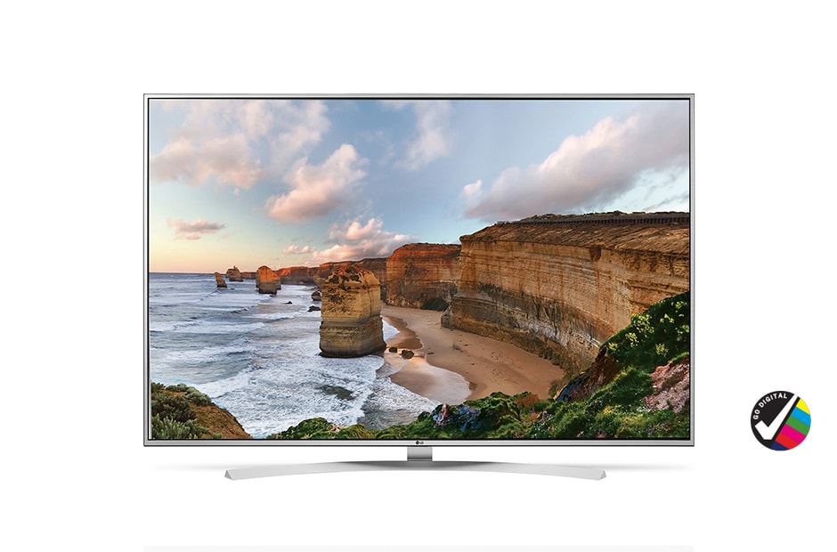 LG 55'' Super UHD Silver Digital TV, 55UH850V