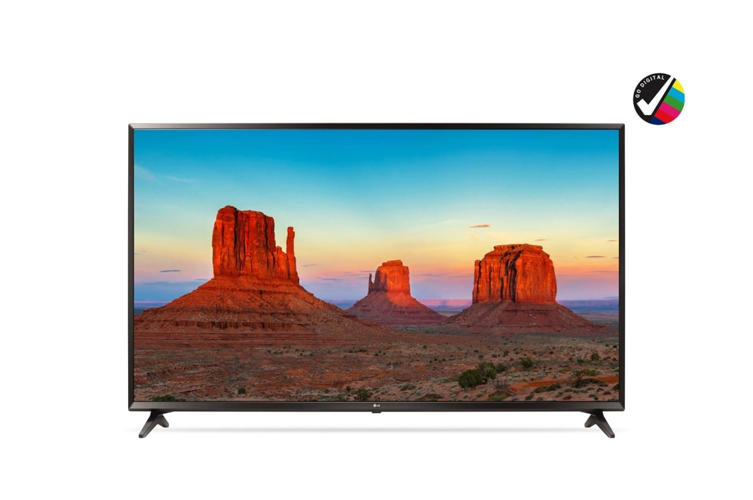 LG UHD TV 55 inch UK6100 Series IPS 4K Display 4K HDR Smart LED TV, 55UK6100PVA