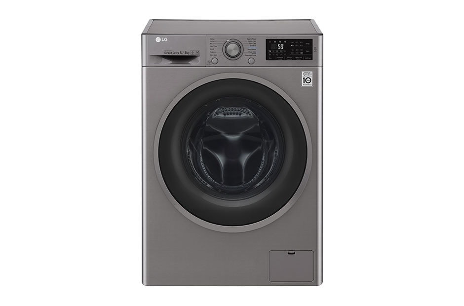 LG 8kg Wash / 5kg Dry Silver Washer Dryer Combo, FH4U2TMP8S