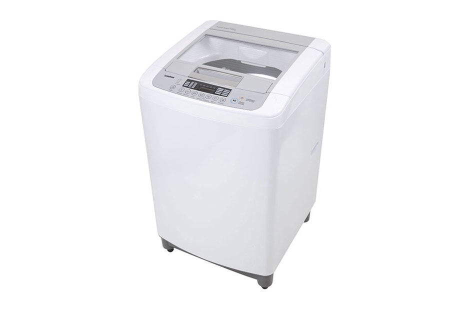 LG 16kg White Turbo Drum Top Load Washing Machine, T1603TEFTS