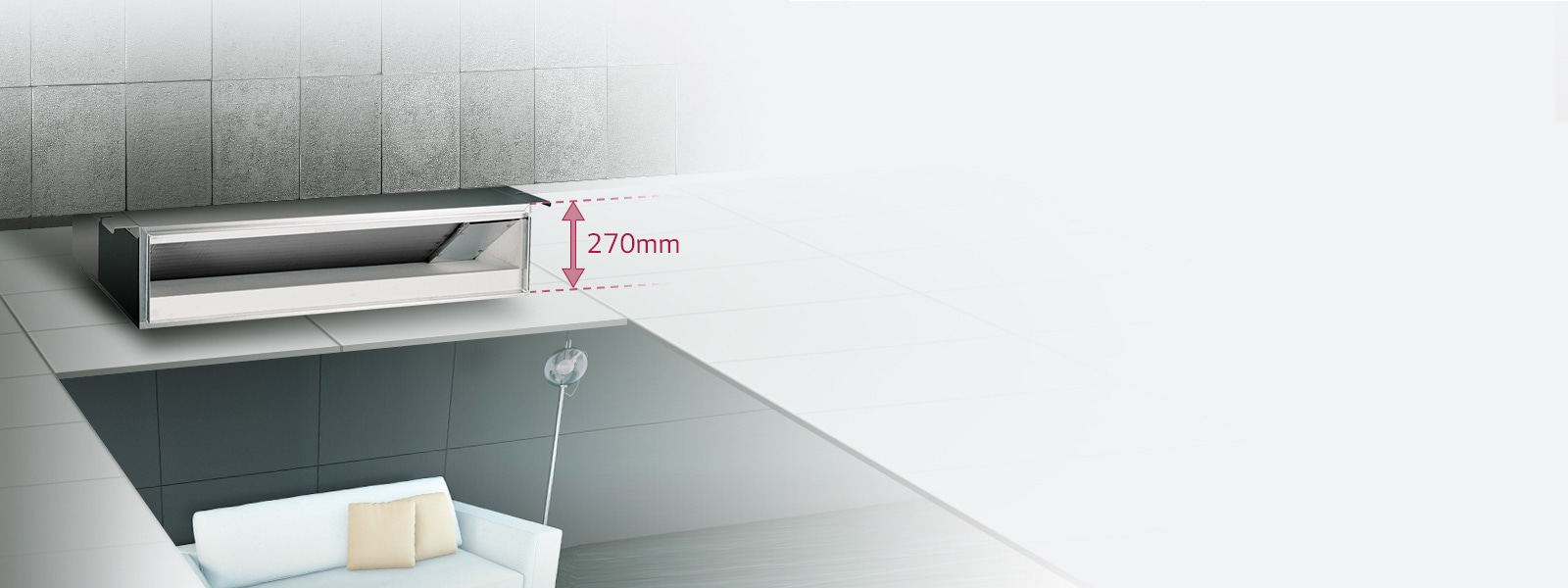 Ceiling Concealed Duct Air Conditioner LG AE Business