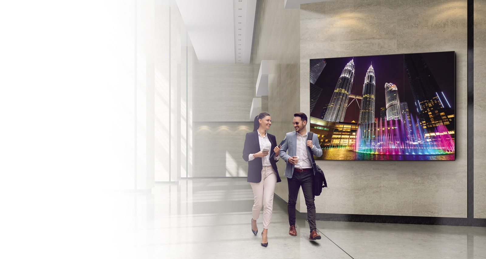 Artistic Space beyond Display, Video Wall OLED Signage1