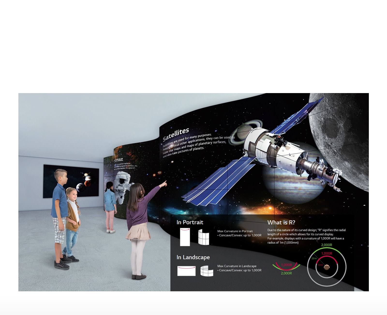 Variety of Curvature for Landmarks1