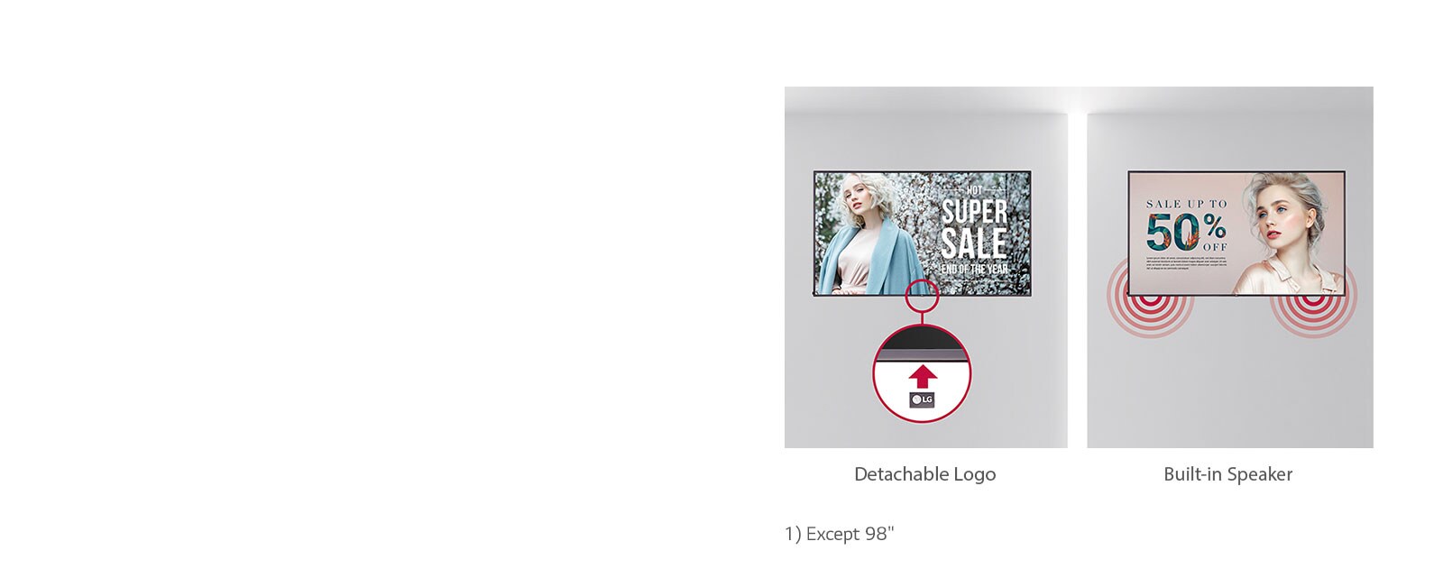 Detachable Logo & Built-in Speaker1