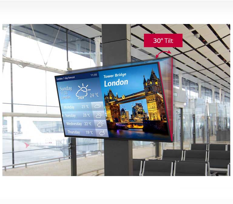 30° Tilting Installation2