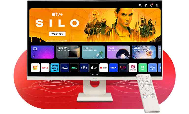 webOS 23 new home.	