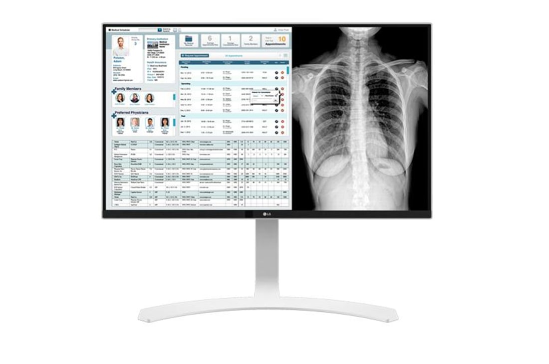 LG 27'' UHD 8MP Clinical Review Monitor, 27HJ712C-W, thumbnail 3