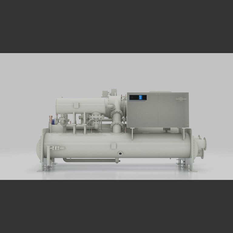 The UPS operation process of LG Oil-free Centrifugal Chiller is demonstrated.