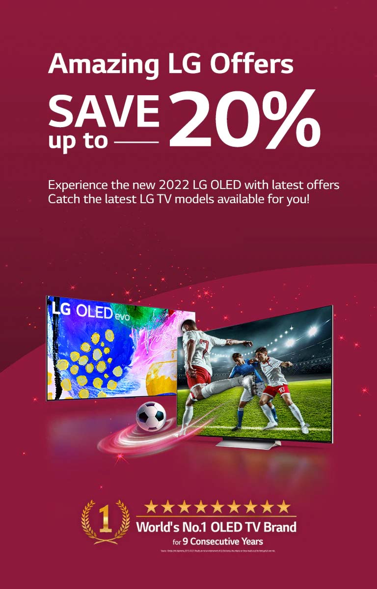 Amazing LG Offers Save up to 20% on OLED TVs