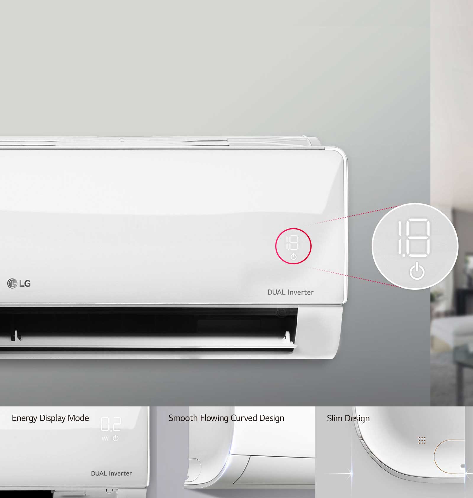 Simple and Modern Design with Hidden display<br>1